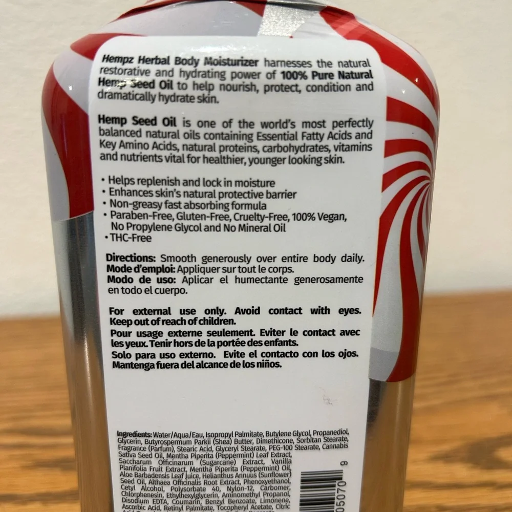 Hempz Peppermint Vanilla Swirl Lotion - Picture 3 of 6